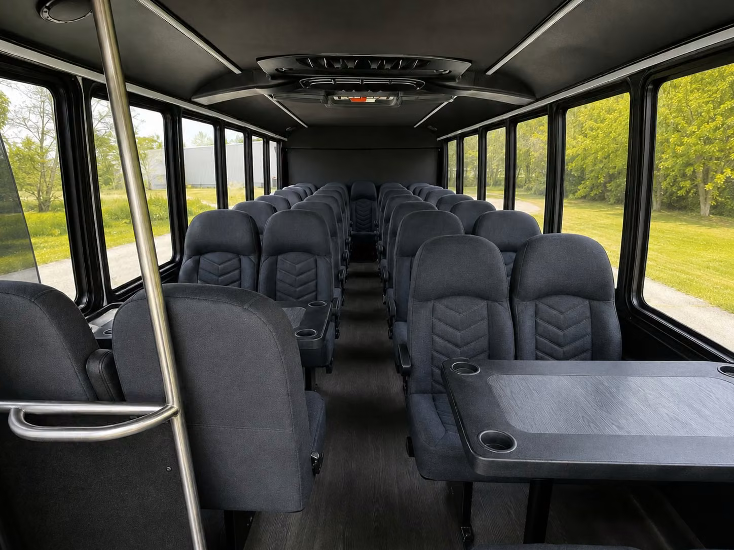 18 passenger minibus inside