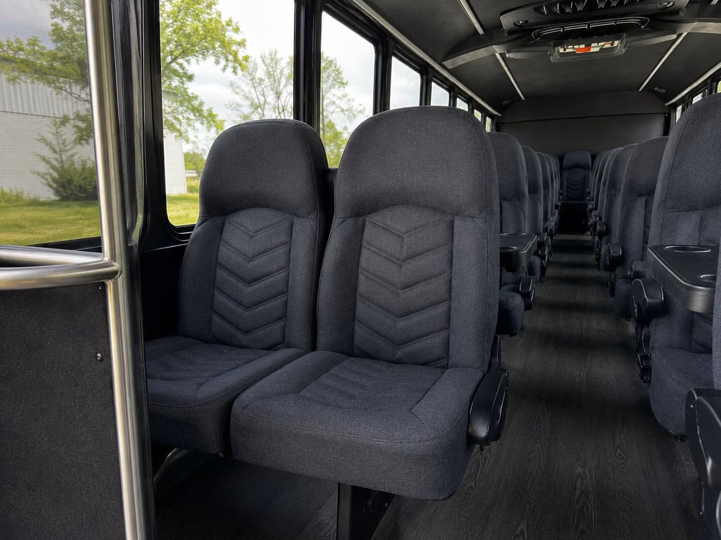 18 passenger minibus interior