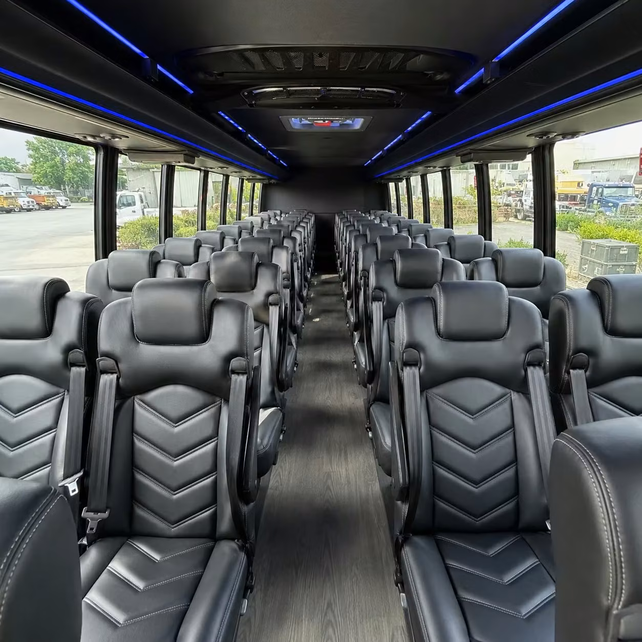 30 passenger minibus interior